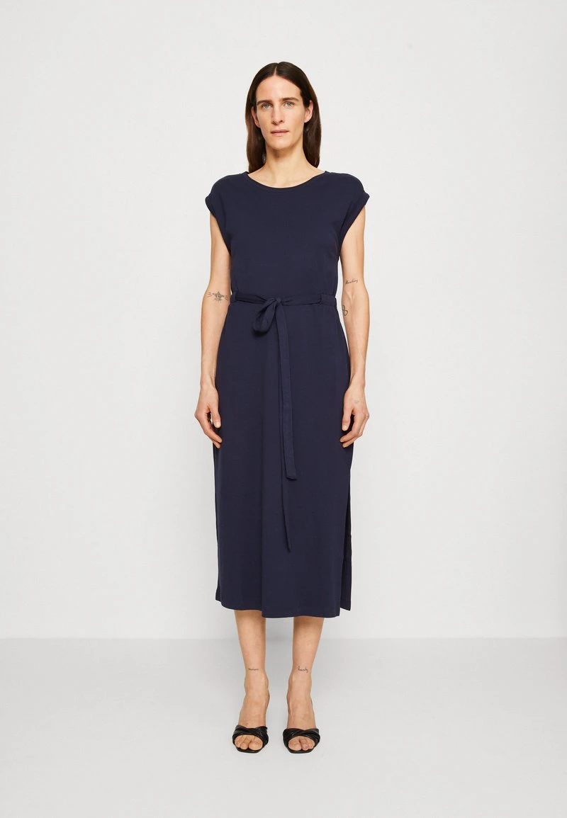 ESPRIT DRESS BELT - Jerseykleid - Navy 3 ESPRIT DRESS BELT - Jerseykleid - Navy