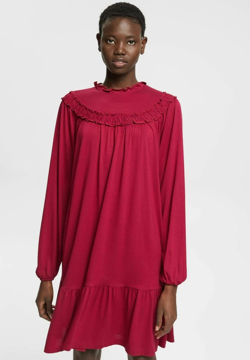 Edc By Esprit Strickkleid - Cherry Red 3 Edc By Esprit Strickkleid - Cherry Red