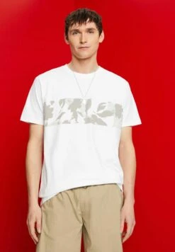 ESPRIT SHORT SLEEVE - T-Shirt Print - White 11 ESPRIT SHORT SLEEVE - T-Shirt Print - White -Esprit 7ff693de2edf44fc958cab3df77a2bee