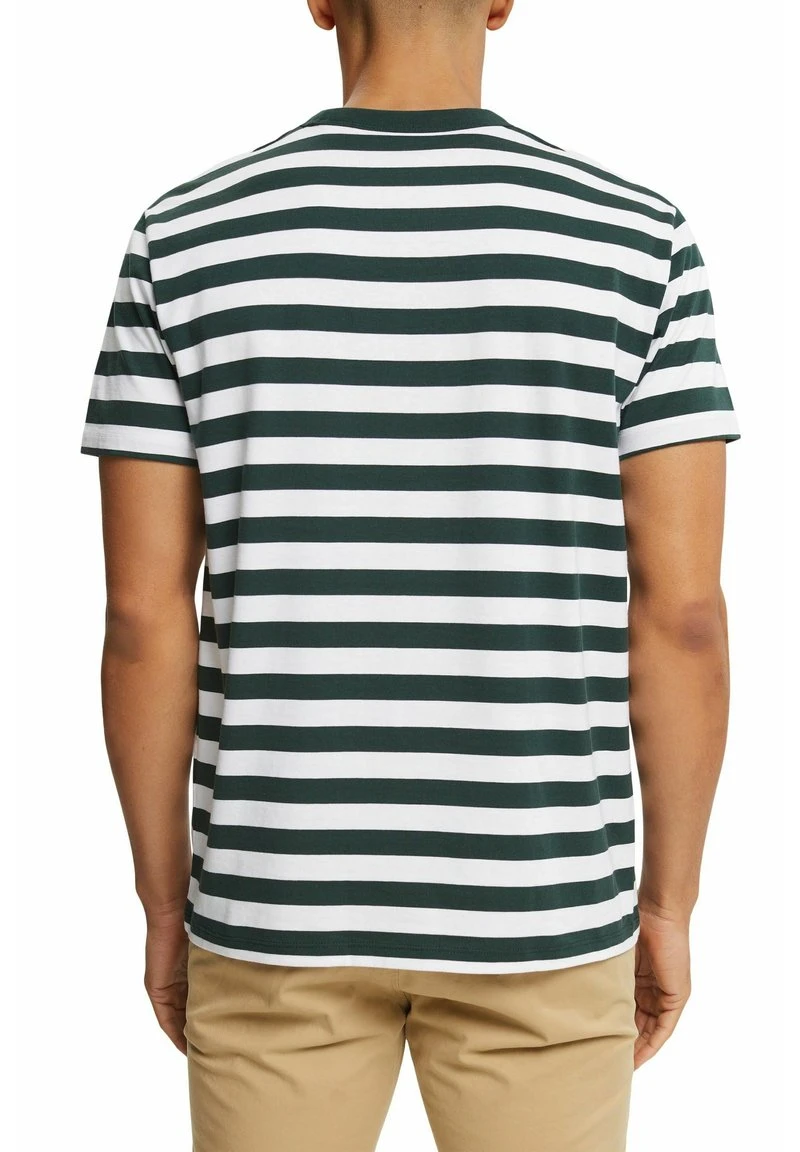 ESPRIT GESTREIFTES MIT RUNDHALSAUSSCHNITT - T-Shirt Print - Dark Teal Green 4 ESPRIT GESTREIFTES MIT RUNDHALSAUSSCHNITT - T-Shirt Print - Dark Teal Green – Bild 2