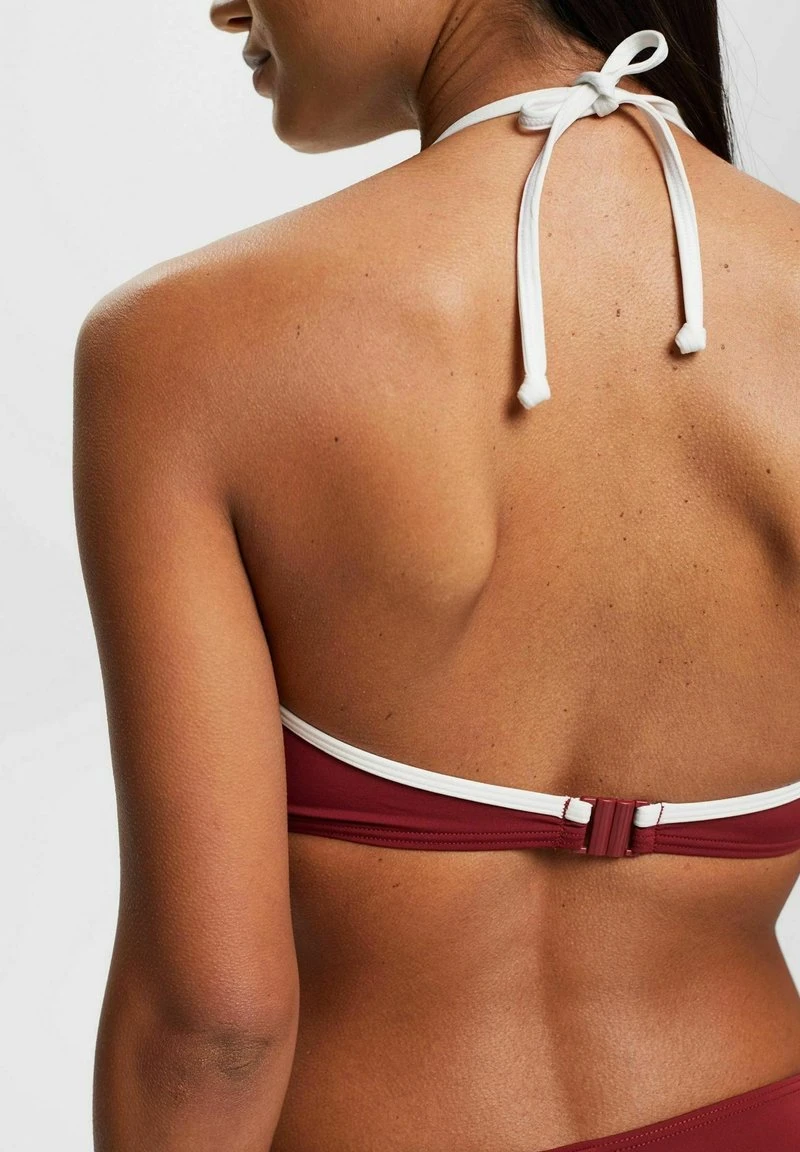 ESPRIT TAYRONA WATTIERTES IN WICKELFORM - Bikini-Top - Dark Red 6 ESPRIT TAYRONA WATTIERTES IN WICKELFORM - Bikini-Top - Dark Red – Bild 4
