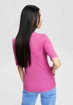 ESPRIT T-Shirt Basic - Pink Fuchsia 10 ESPRIT T-Shirt Basic - Pink Fuchsia -Esprit 830a8e2a8f4a4008877b545f4be45603