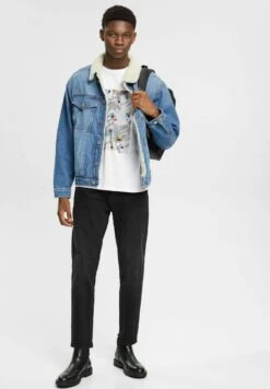 Edc By Esprit REGULAR FIT - T-Shirt Print - White -Esprit 8435aac567e94a3f971664112c97623b