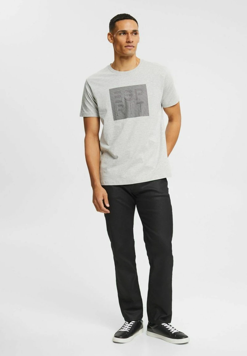 ESPRIT MIT LOGO PRINT - T-Shirt Print - Light Grey 4 ESPRIT MIT LOGO PRINT - T-Shirt Print - Light Grey – Bild 2