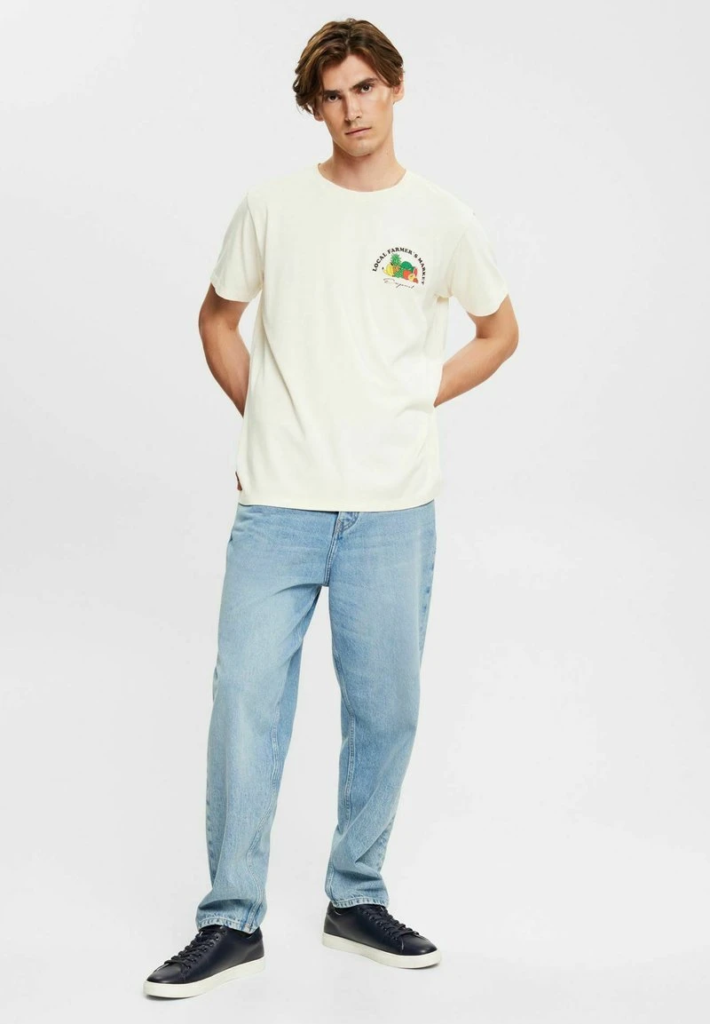 ESPRIT MIT BRUST PRINT - T-Shirt Print - Cream Beige 4 ESPRIT MIT BRUST PRINT - T-Shirt Print - Cream Beige – Bild 2