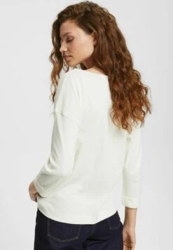 ESPRIT Langarmshirt - Off White -Esprit 883ac5ecfe364510b8bfcfcd9a86490f