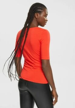 ESPRIT MIT KARREE AUSSCHNITT - T-Shirt Basic - Red 10 ESPRIT MIT KARREE AUSSCHNITT - T-Shirt Basic - Red -Esprit 8905baff4fd647cdaf1094ecf9aa1069