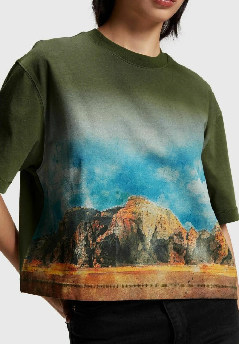 ESPRIT CROPPED - T-Shirt Print - Forest 5 ESPRIT CROPPED - T-Shirt Print - Forest – Bild 3