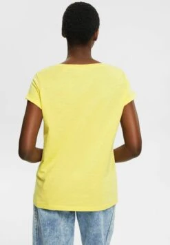 Edc By Esprit SLUB ROUND NECK - T-Shirt Basic - Light Yellow 10 Edc By Esprit SLUB ROUND NECK - T-Shirt Basic - Light Yellow -Esprit 8aaeb96a8ff348c2b6fcef8dc52f57f2