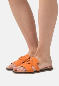 ESPRIT SLIDE - Pantolette Flach - Orange
