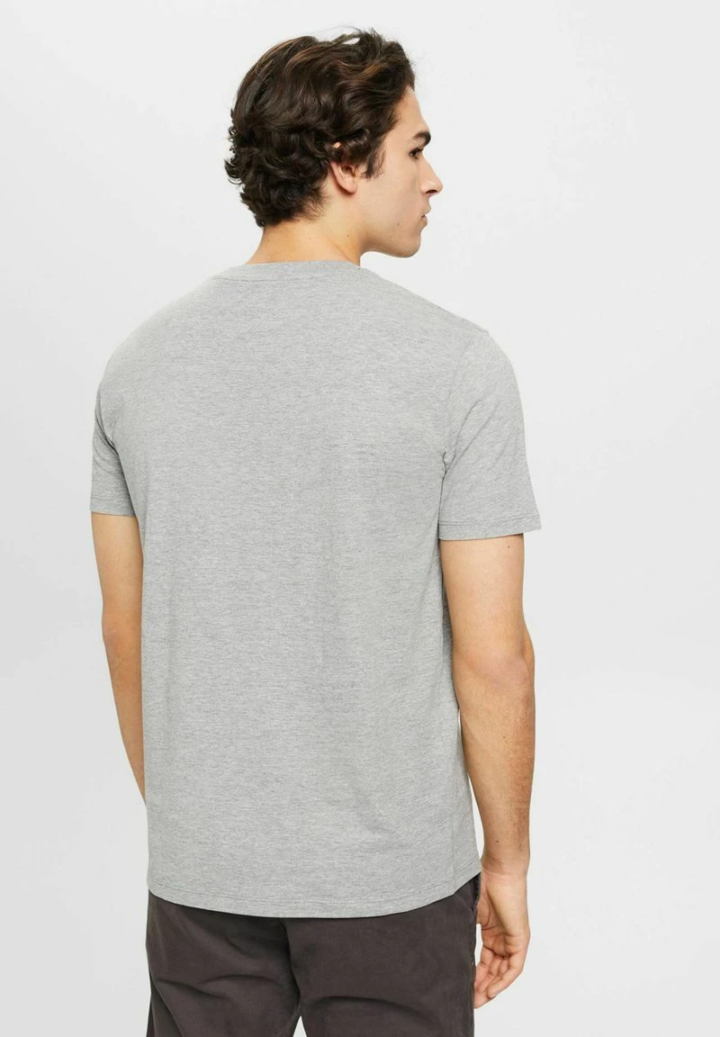 ESPRIT REGULAR FIT - T-Shirt Basic - Medium Grey 5 ESPRIT REGULAR FIT - T-Shirt Basic - Medium Grey – Bild 3
