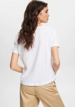 ESPRIT STICHT - T-Shirt Basic - White 10 ESPRIT STICHT - T-Shirt Basic - White -Esprit 91e52748d9234105ada1f6bb934ba5cf