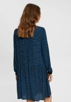 ESPRIT GEMUSTERTES AUS MIT V-AUSSCHNITT - Freizeitkleid - Petrol Blue 10 ESPRIT GEMUSTERTES AUS MIT V-AUSSCHNITT - Freizeitkleid - Petrol Blue -Esprit 94cca8bec2a34fd78e87cf48abc73101