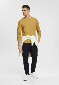 ESPRIT REGULAR FIT - Langarmshirt - Dusty Yellow 12 ESPRIT REGULAR FIT - Langarmshirt - Dusty Yellow -Esprit 9592ae030dc4454e893064ca207809a7