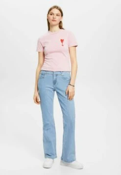 ESPRIT MIT GESTICKTEM HERZMOTIV - T-Shirt Print - Pink 9 ESPRIT MIT GESTICKTEM HERZMOTIV - T-Shirt Print - Pink -Esprit 9704d1491c2148e89cefc047fbdf01da