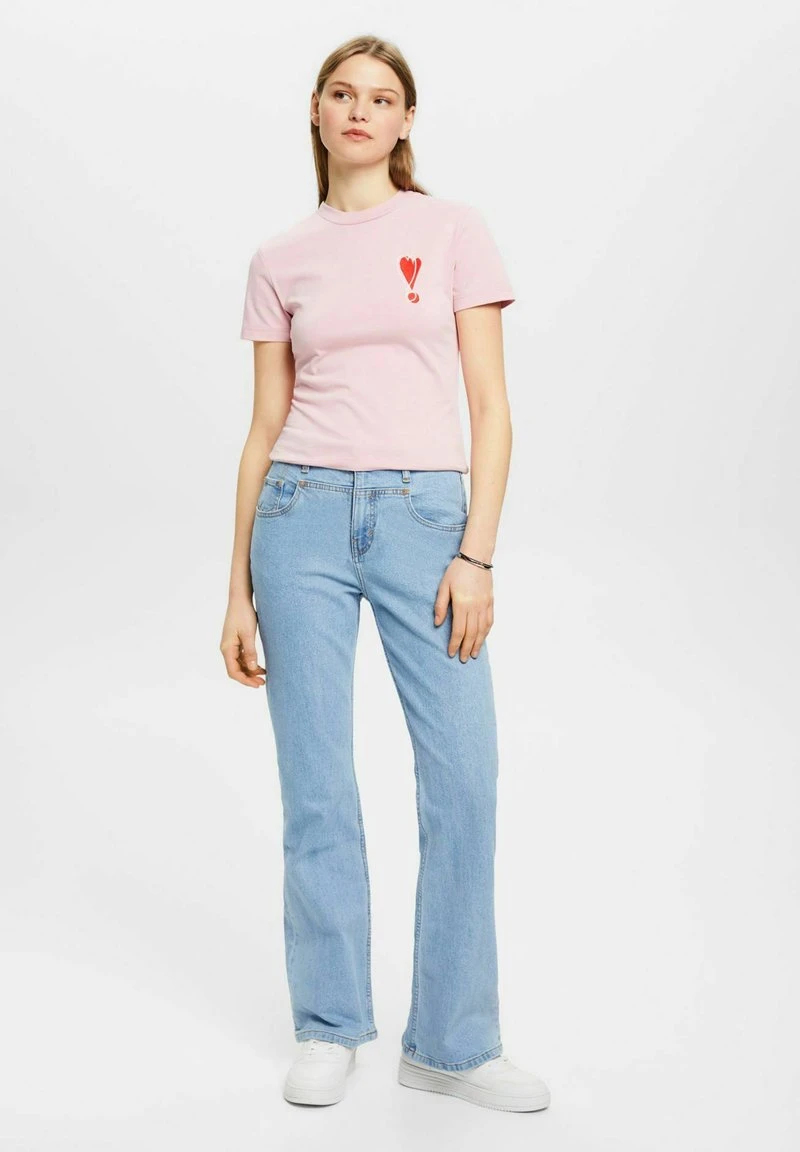 ESPRIT MIT GESTICKTEM HERZMOTIV - T-Shirt Print - Pink 4 ESPRIT MIT GESTICKTEM HERZMOTIV - T-Shirt Print - Pink – Bild 2
