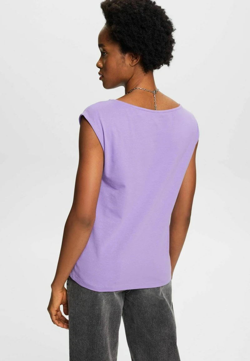 ESPRIT ÄRMELLOSES - T-Shirt Basic - Purple 5 ESPRIT ÄRMELLOSES - T-Shirt Basic - Purple – Bild 3
