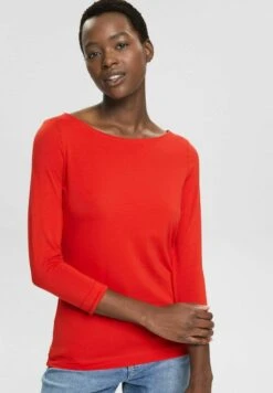 ESPRIT 3/4 ÄRMELN - Langarmshirt - Orange Red