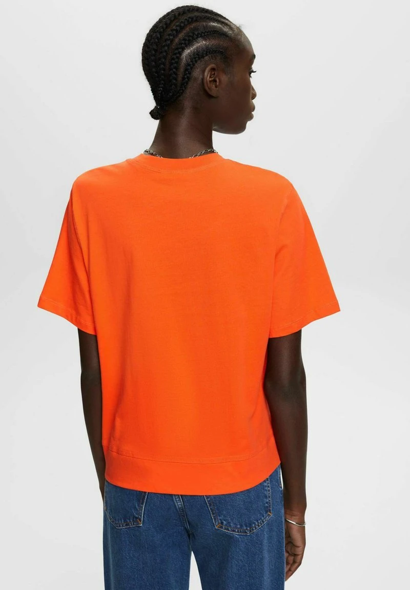 ESPRIT T-Shirt Basic - Orange Red New 6 ESPRIT T-Shirt Basic - Orange Red New – Bild 4