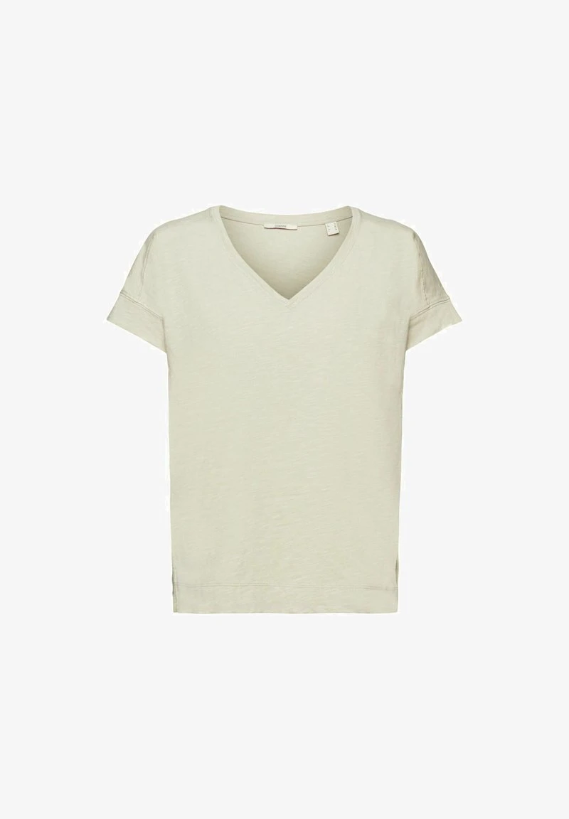 ESPRIT MIT V AUSSCHNITT - T-Shirt Basic - Dusty Green 8 ESPRIT MIT V AUSSCHNITT - T-Shirt Basic - Dusty Green – Bild 6