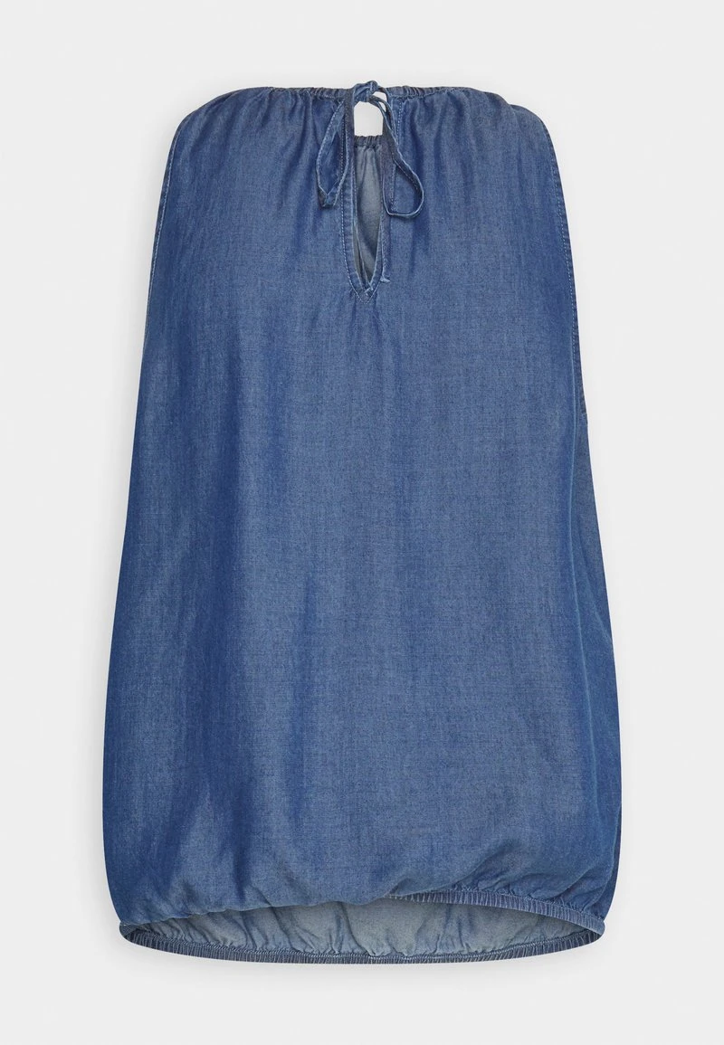 Edc By Esprit BUBBLE HEM - Top - Blue Dark Wash 4 Edc By Esprit BUBBLE HEM - Top - Blue Dark Wash – Bild 2