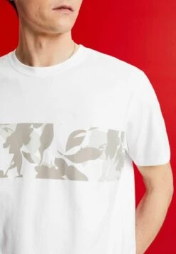 ESPRIT SHORT SLEEVE - T-Shirt Print - White 13 ESPRIT SHORT SLEEVE - T-Shirt Print - White -Esprit 9cd2f6afd694427b8bb8d2407e4c5557