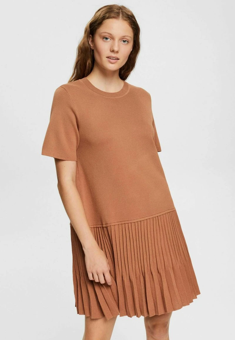 ESPRIT FLAT - Strickkleid - Brown 3 ESPRIT FLAT - Strickkleid - Brown