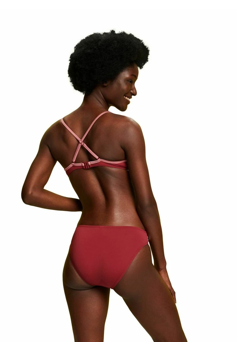 ESPRIT TAYRONA PAR PADDED PLUNGE - Bikini-Top - Dark Red 4 ESPRIT TAYRONA PAR PADDED PLUNGE - Bikini-Top - Dark Red – Bild 2