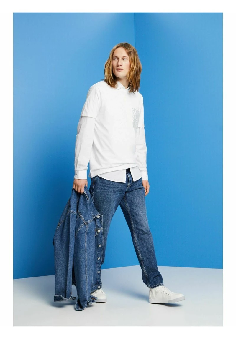 ESPRIT MIT BRUSTTASCHE - T-Shirt Print - White 5 ESPRIT MIT BRUSTTASCHE - T-Shirt Print - White – Bild 3