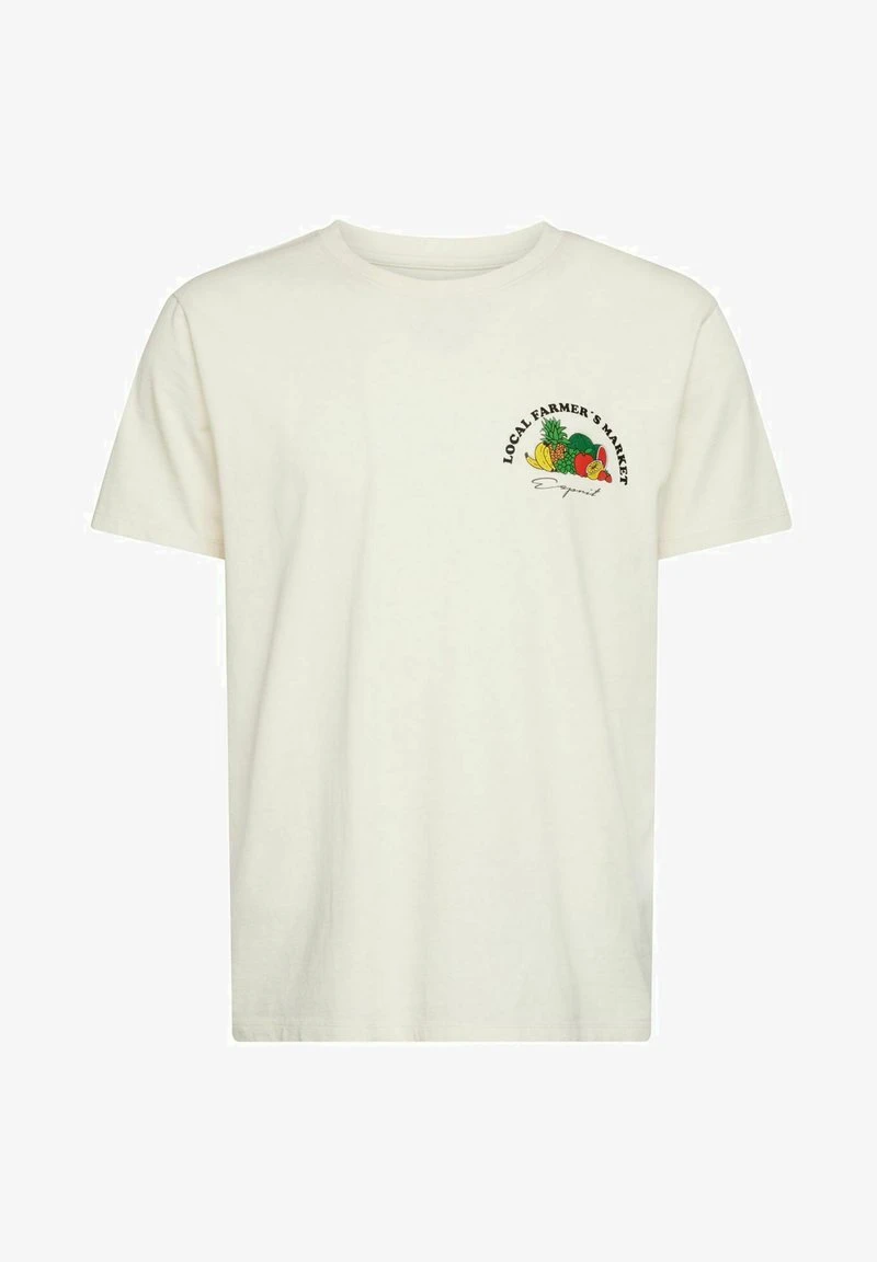 ESPRIT MIT BRUST PRINT - T-Shirt Print - Cream Beige 8 ESPRIT MIT BRUST PRINT - T-Shirt Print - Cream Beige – Bild 6