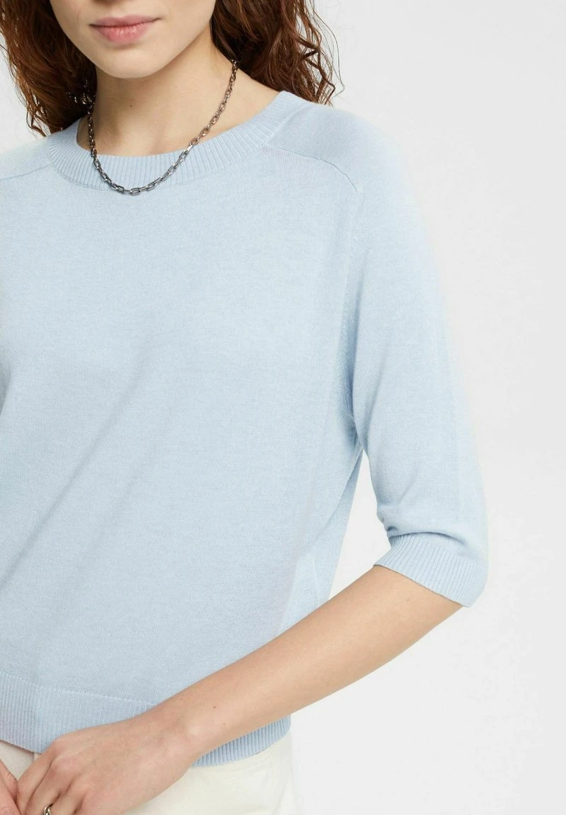 ESPRIT T-Shirt Basic - Pastel Blue 6 ESPRIT T-Shirt Basic - Pastel Blue – Bild 4