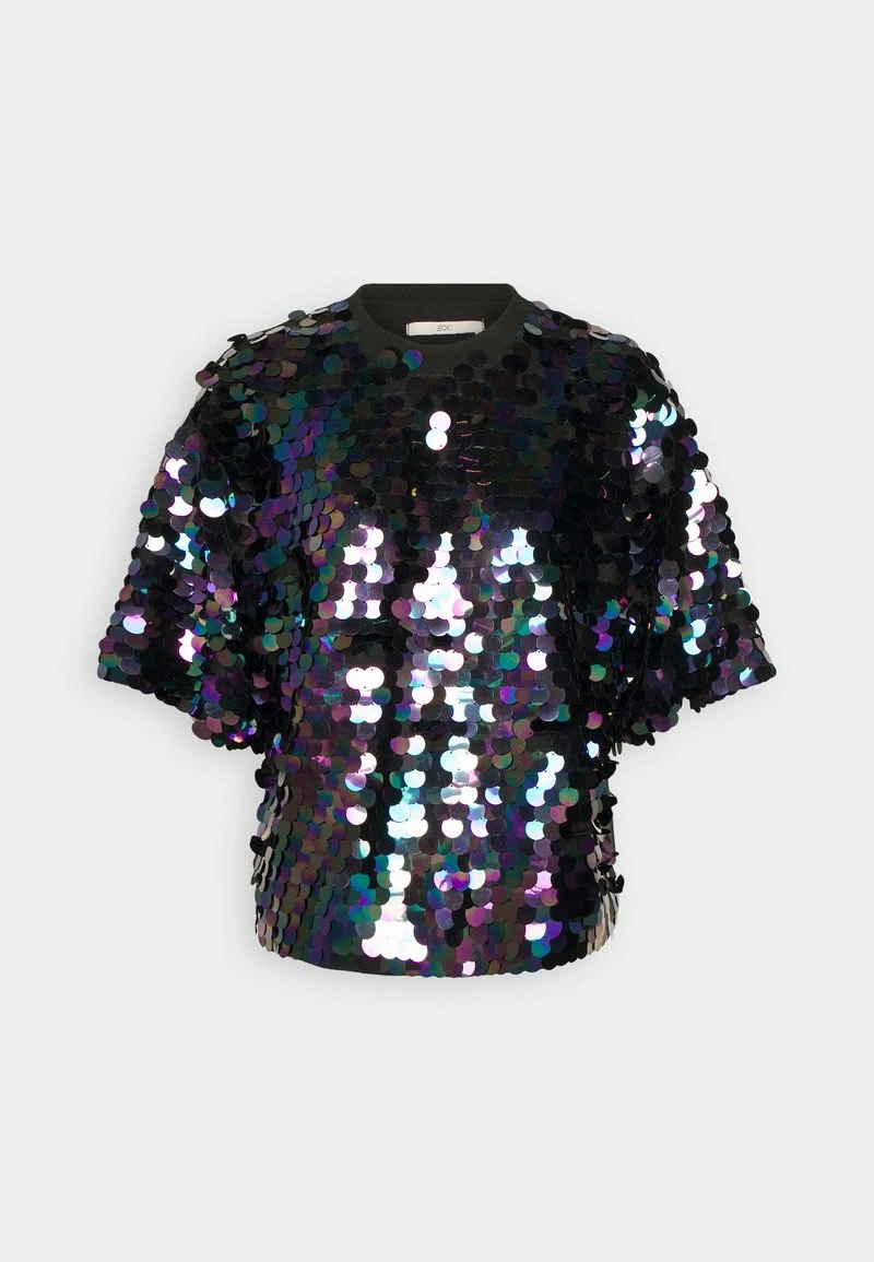 Edc By Esprit SEQUINS - T-Shirt Print - Black 6 Edc By Esprit SEQUINS - T-Shirt Print - Black – Bild 4
