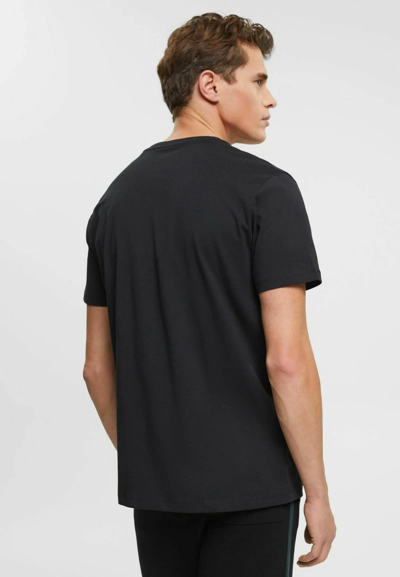 ESPRIT MIT LOGO-APPLIKATION - T-Shirt Print - Black 5 ESPRIT MIT LOGO-APPLIKATION - T-Shirt Print - Black – Bild 3