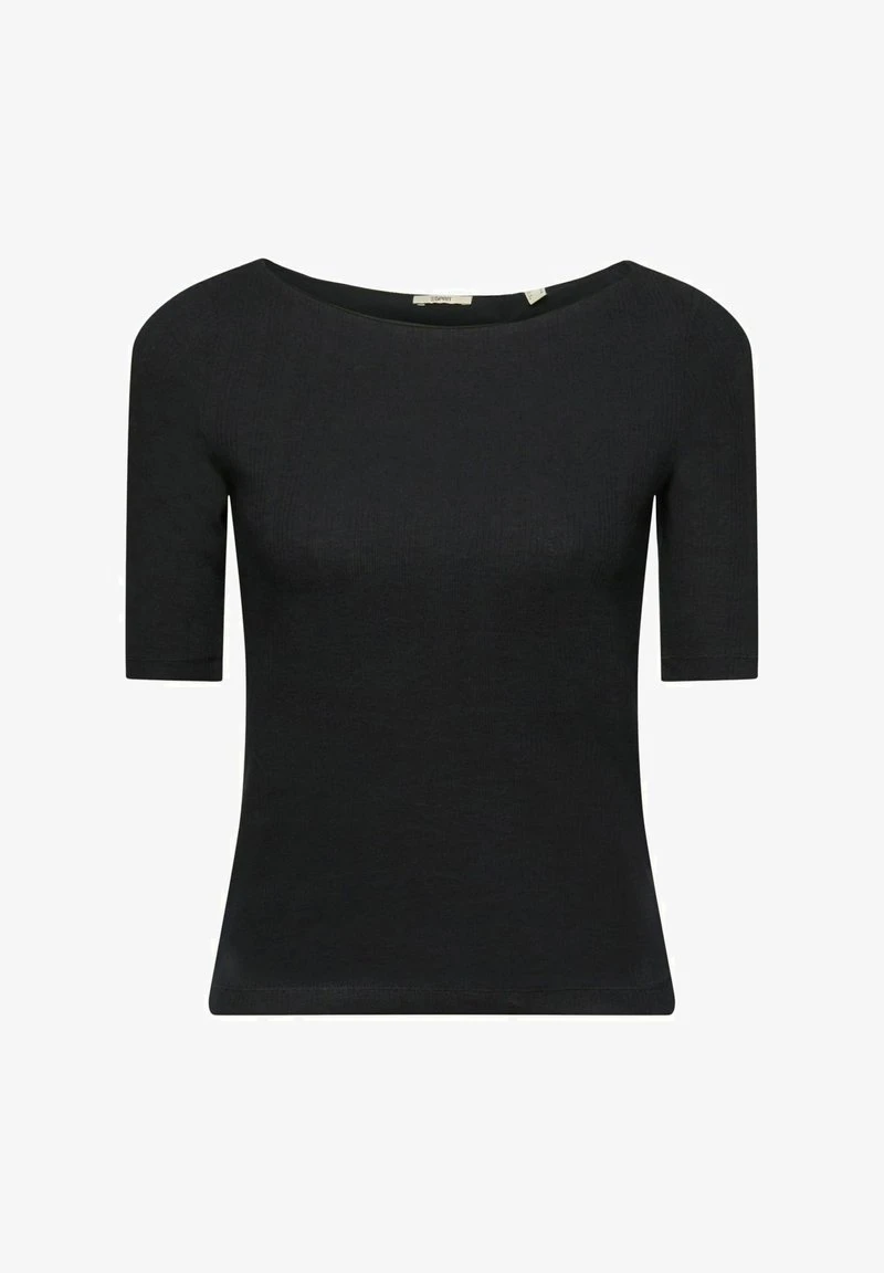 ESPRIT POINTELLE - T-Shirt Basic - Black 8 ESPRIT POINTELLE - T-Shirt Basic - Black – Bild 6