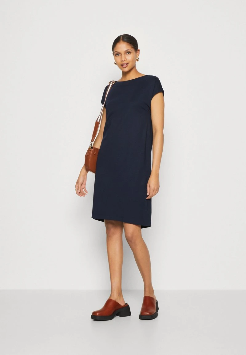 ESPRIT DRESS ABOVE KNEE - Jerseykleid - Navy 4 ESPRIT DRESS ABOVE KNEE - Jerseykleid - Navy – Bild 2