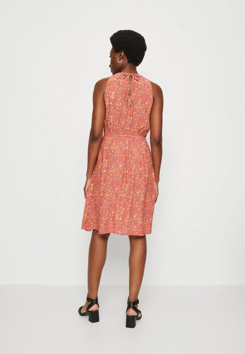 Edc By Esprit NECKHOLDER DRESS - Freizeitkleid - Coral Orange 5 Edc By Esprit NECKHOLDER DRESS - Freizeitkleid - Coral Orange – Bild 3