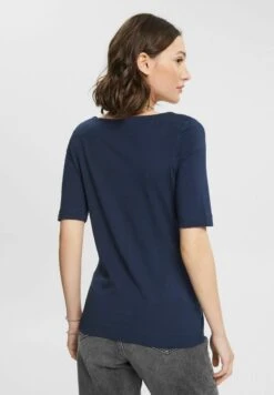ESPRIT MIT U-BOOT-AUSSCHNITT - T-Shirt Basic - Navy 10 ESPRIT MIT U-BOOT-AUSSCHNITT - T-Shirt Basic - Navy -Esprit ad49103242cd4d70ae36f0c045d2305e