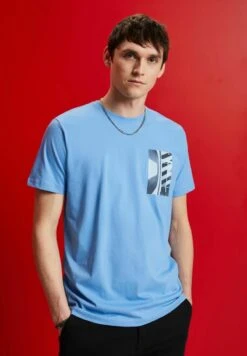 Edc By Esprit T-Shirt Print - Light Blue 11 Edc By Esprit T-Shirt Print - Light Blue -Esprit ae5d9b5764ce43df8bc3892899b3c269