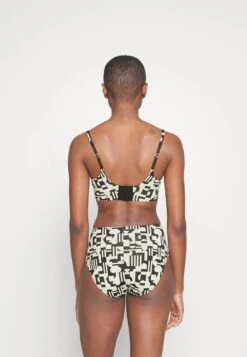 ESPRIT MODERN PRINT HIGHT WAIST BRIEF - Bikini-Hose - Black -Esprit aeecd3daecb243f38b19dcf0468b59cd