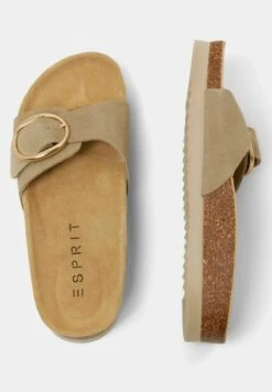 ESPRIT MIT SCHNALLE - Pantolette Flach - Light Beige -Esprit b321a563a8a3443f832926079ce3a5ba
