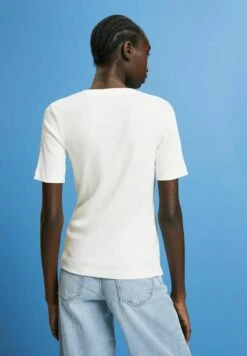 ESPRIT KURZARM - T-Shirt Basic - Off White 10 ESPRIT KURZARM - T-Shirt Basic - Off White -Esprit b3e734b8cc5a40d798d8419d5d8c9925