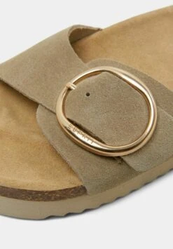 ESPRIT MIT SCHNALLE - Pantolette Flach - Light Beige -Esprit b41c90b520744dabb9b8e1252d28a4d5