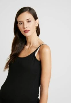 SPAGHETTI NURSING - Top - Black
