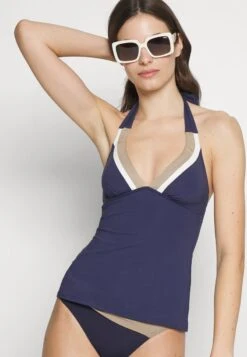 ESPRIT TAYRONA BEACH TANKINI HALTERNECK - Bikini-Top - Navy 11 ESPRIT TAYRONA BEACH TANKINI HALTERNECK - Bikini-Top - Navy -Esprit b7a41c5a48754f6b98774844dd3efbec