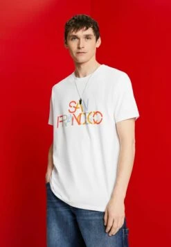ESPRIT MIT FRONTPRINT - T-Shirt Print - New White 11 ESPRIT MIT FRONTPRINT - T-Shirt Print - New White -Esprit b7ab06c04d154bd7ac75e4cd15383ce0