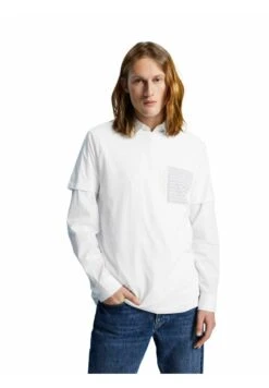 ESPRIT MIT BRUSTTASCHE - T-Shirt Print - White