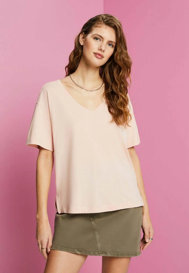 ESPRIT T-Shirt Basic - Pastel Pink 6 ESPRIT T-Shirt Basic - Pastel Pink – Bild 4