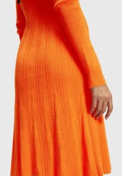 ESPRIT SCHULTER - Strickkleid - Red Orange 11 ESPRIT SCHULTER - Strickkleid - Red Orange -Esprit bc1e73efa29e4c52addf95b597e9abff