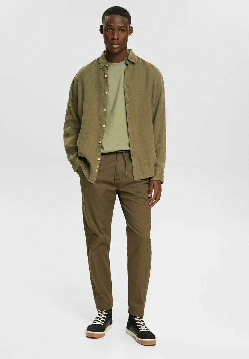 Edc By Esprit T-Shirt Basic - Light Khaki 8 Edc By Esprit T-Shirt Basic - Light Khaki – Bild 6