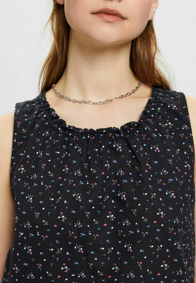 Edc By Esprit MIT FLORALEM PRINT - Bluse - Black 6 Edc By Esprit MIT FLORALEM PRINT - Bluse - Black – Bild 4